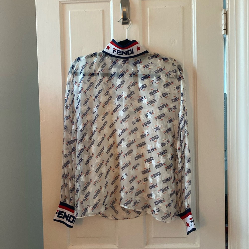 RARE Fendi Silk Top Set